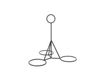 Подставка для цветов Flora Roof 3