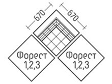 Диван Форест-угол DLS