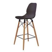 Friend полубарный стул чёрный