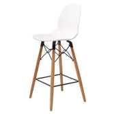 Friend полубарный стул белый