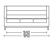 Диван "Фудзи-3" DLS