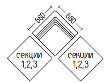 Диван "Фудзи-угол" DLS