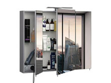 Шкафчик зеркальный для ванной Everest 80