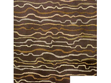 Ткань жаккард Женева Stripe Coffee