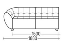 Диван Глобус-Секция 3 DLS