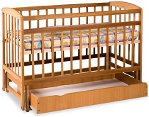 Кровать детская на шарнирах с ящиком