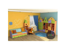 Комплект мебели Городок: оранж