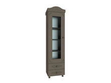 Пенал со стеклом АС-01 Ассоль