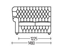 Диван "Харрисон-секция-2" DLS