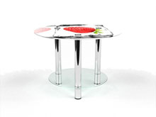 Квадратный журнальный стол с полкой Ice berry 40х40