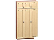 Шкаф 3-х дверный комбинированный с антресолью 6-06 МДФ