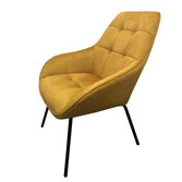 Morgan лаунж кресло жёлтый карри