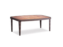 Стол обеденный Devon с тиковой столешницей