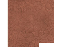 Ткань Флок Карелия Flower Terracota