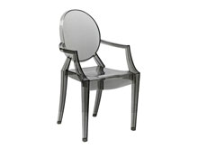 Стул Каспер прозрачный гранит