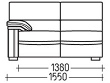 Диван Кисс-Секция 2 DLS