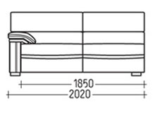 Диван Кисс-Секция 3 DLS