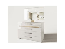 Комод с зеркалом Бьянко