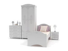 Спальный гарнитур Ассоль-2 белый