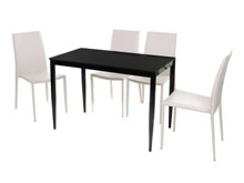 Комплект стол Лукас+4 стула Оттава пэчворк