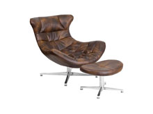 Кресло Мексика с оттоманкой