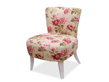 Кресло Квадро 1 цветочный принт