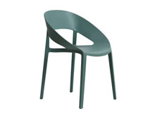 Кресло Шелл пластик виридиан