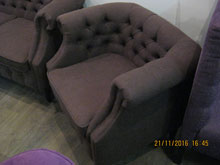 Кресло "Челси" Fibril коричневый