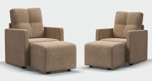 Кресло + пуф Мираж MAX KISPRI