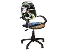 Кресло "Поло 50/АМФ-5 Дизайн №2 - Гонки" AMF