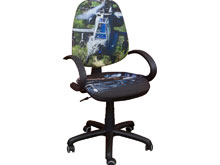 Кресло "Поло 50/АМФ-5 Дизайн №17 - Вертолет" AMF