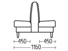 Диван "Кристи-дабл" DLS
