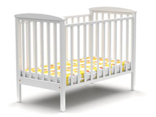 Детская кроватка Амбреа 120х60 с маятниковым механизмом