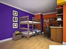 Кровать двухъярусная Трансформер 2 сосна 90х200