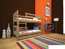 Кровать двухъярусная Трансформер 3 бук 80х190