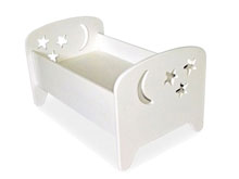 Кукольная кроватка 2 в 1 Сладкий сон белая