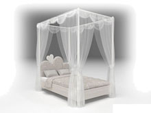 Кровать с каркасом под балдахин SW-201 Белоснежка