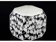 Подставка Куб TRID 7B с вставкой Calacatta Venato