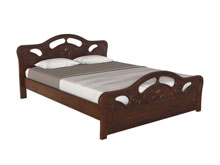 Кровать Лилия белая 160х190