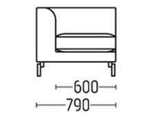 Диван "Линкор-Секция 1" DLS