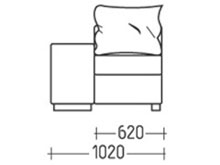 Диван Лира-Секция 1 DLS