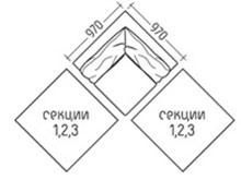 Диван Лира-Угол 1 DLS