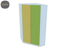 Шкаф гардеробный угловой ЛКМ-505