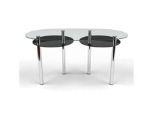 Стеклянный стол Лукас