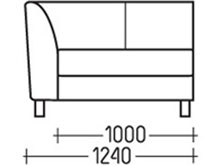 Диван Лукас-Секция 2 DLS