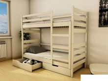 Двухъярусная кровать Амели из массива бука 70х140