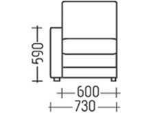 Диван "Магнум-Р-Секция 1" DLS