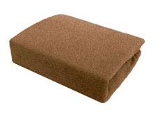 Коричневая махровая простынь Arya 200х220