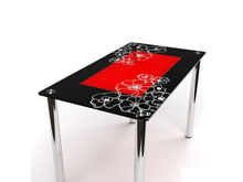 Стеклянный стол Маки S-1