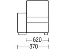 Диван "Мега-Секция 1" DLS